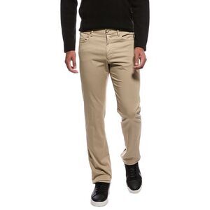 Slowear Mens  Moss Poplin Regular Fit Pant, Brown